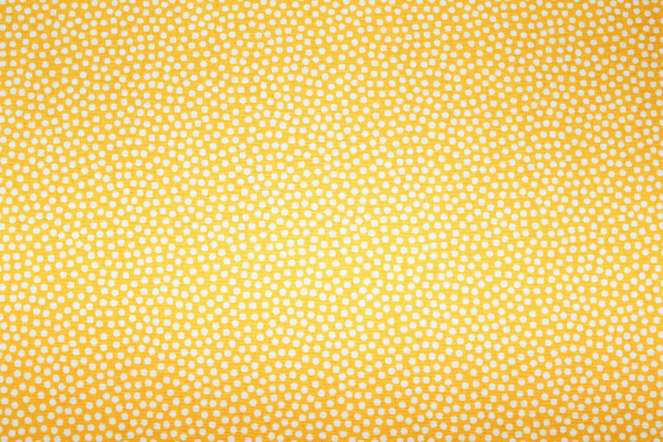 Baumwollstoff Dotty gelb/weiß  (10 cm)